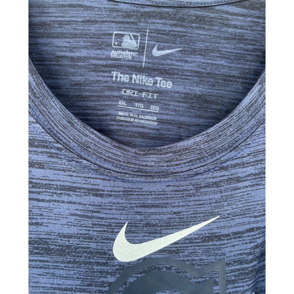 Nike Seattle Mariners MLB Authentic Collection Dri-FIT T-Shirt Mens XXL Blue New - Picture 3 of 8